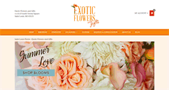 Desktop Screenshot of exoticflowersofstlouis.com